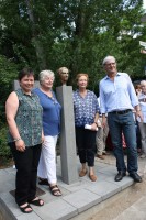 Edda Fees, Agnes Schmidt, Luise Büchner, Barbara Akdeniz, Jochen Partsch (von links) Foto: Jutta Schütz 